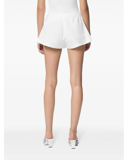 Versace White Sangallo-Embroidered Boxer Shorts