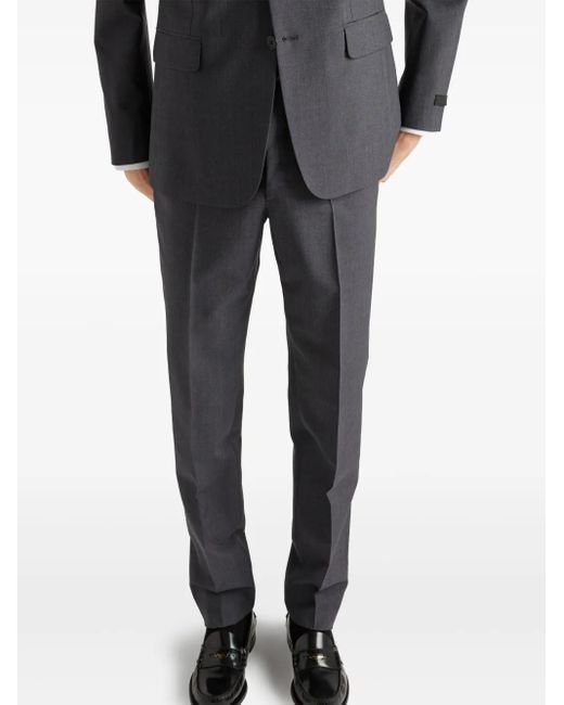 Prada Black Single-Breasted Suit for men