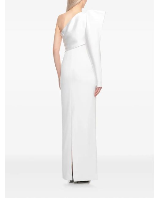 black and white body dress Angelina Maxi Dress