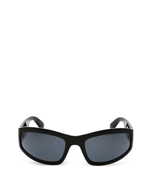 Moschino Black Rectangle-Frame Sunglasses for men