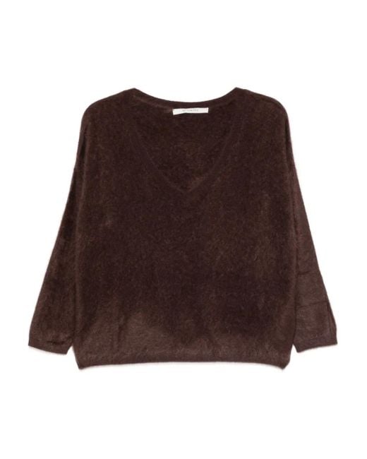 ABSOLUT CASHMERE Brown Soeli V-Neck Sweater