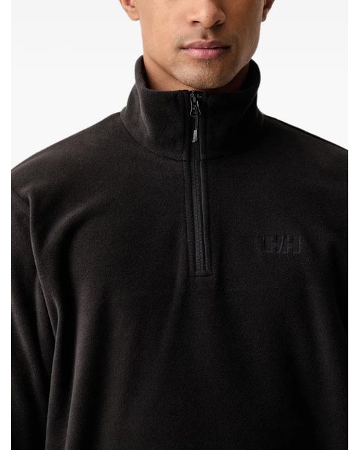 Helly Hansen Black Daybreaker Quarter-Zip Sweatshirt for men