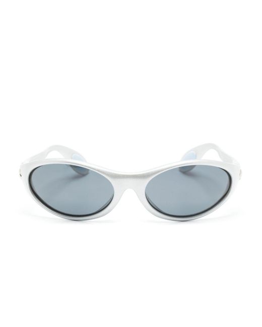 Coperni Blue Oval-frame Sunglasses