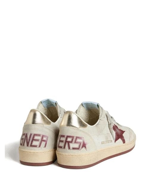 Golden Goose Deluxe Brand Pink Ball Star Sneakers for men