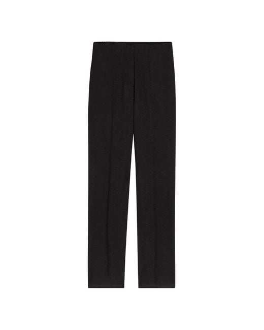 TOVE Black Straight-Leg Trousers