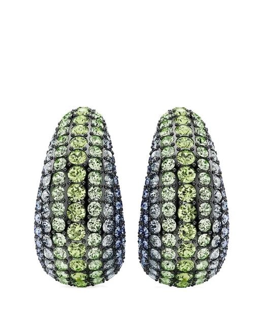 Swarovski Green Sublima Embellished Earrings