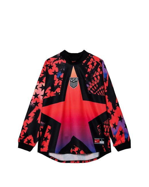 Nike Red Star-Print Football T-Shirt for men