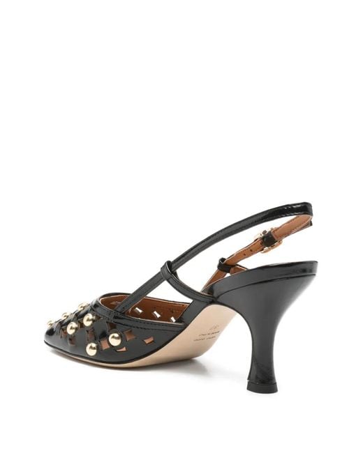 Evaluna Metallic Escarpins Cloutés À Bout Rond
