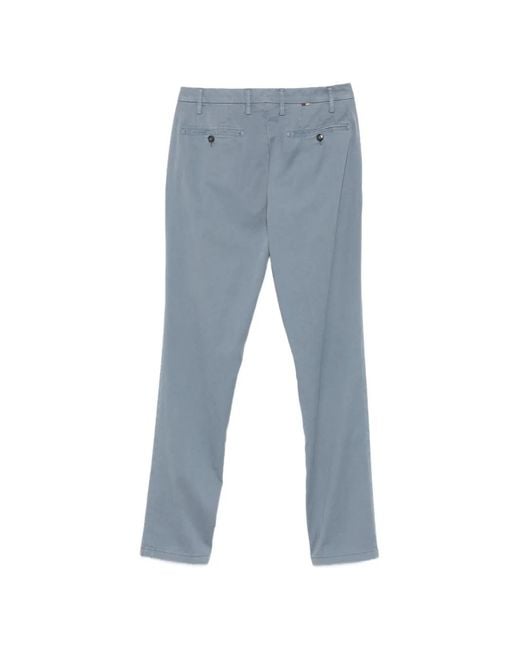 Canali Blue Button Chinos for men
