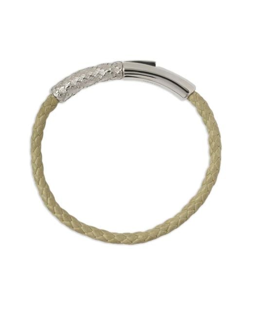 Burberry White Check Leather Bracelet