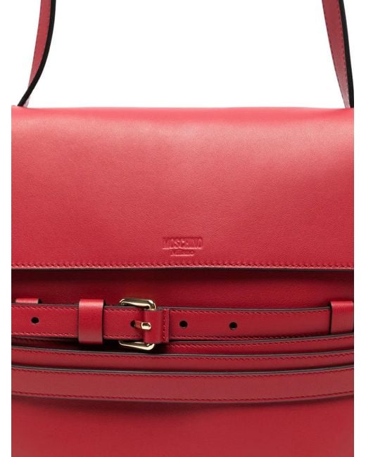 Moschino Red Tie Me Bag Medium