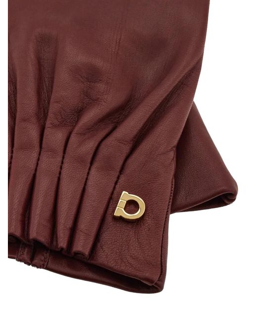 Ferragamo Brown Gloves