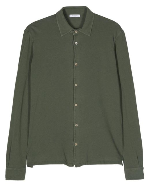 Boglioli Green Long-sleeve Shirt for men