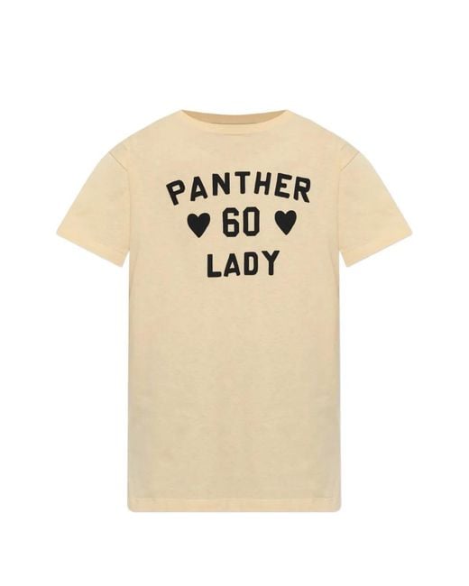 Valentino Garavani Natural Panther Lady Print T-Shirt