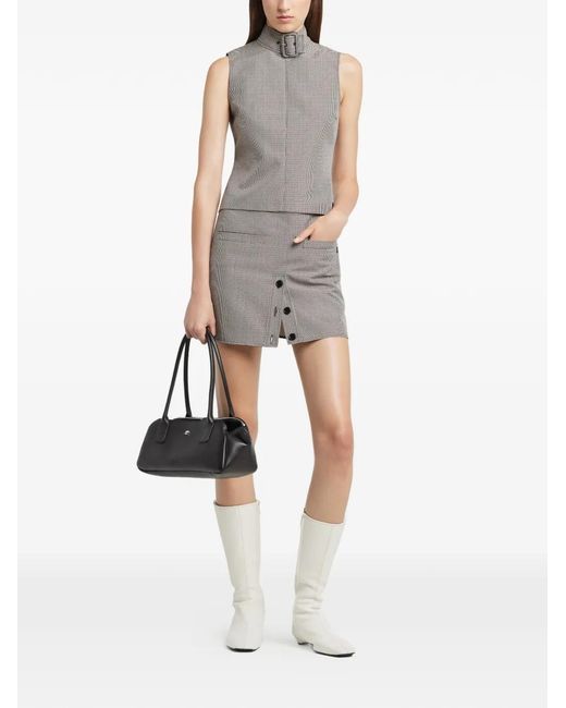 Courreges White Logo-Detail Flat Boots