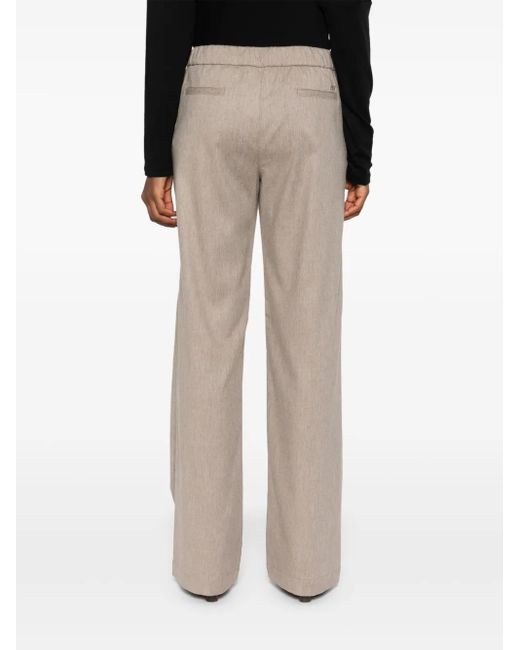 Fay Natural Straight-Leg Trousers