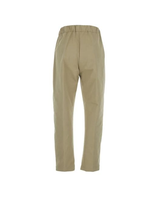 Semicouture Natural Pantalon À Lien De Resserrage