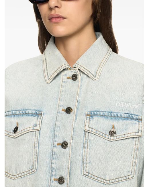 Off-White c/o Virgil Abloh Blue Fresco Arrow Jacket