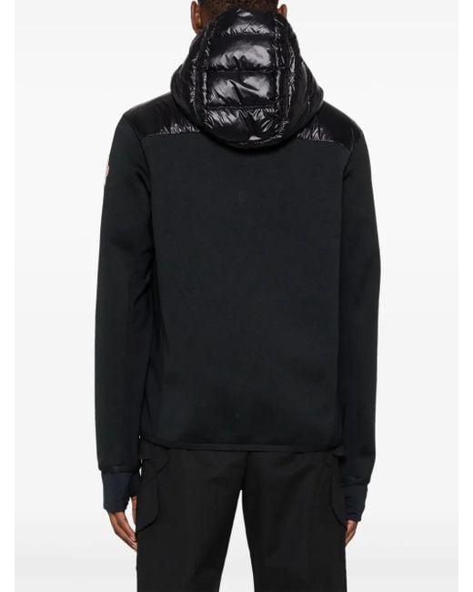 Chaqueta Con Paneles Y Cremallera Moncler de hombre de color Black