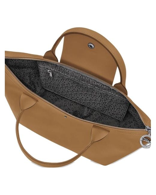 Longchamp Brown Small Le Pliage Xtra Leather Tote Bag