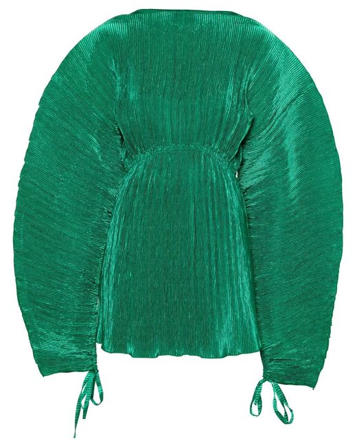 Cult Gaia Green Zamariah Mini Dress