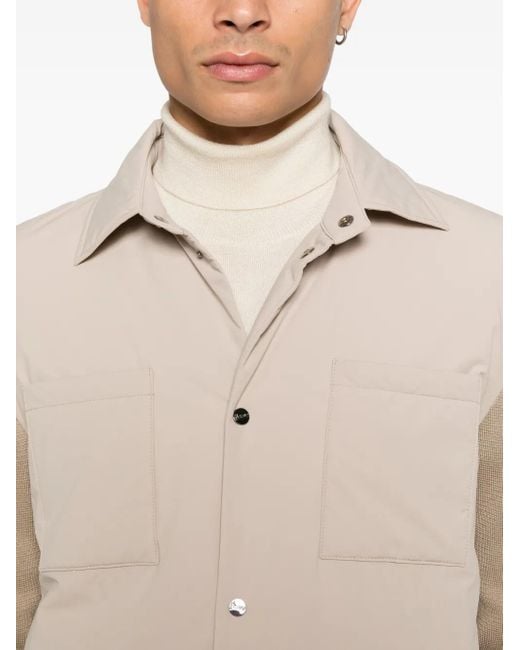 Herno Natural Pocket Panelled Jacket for men