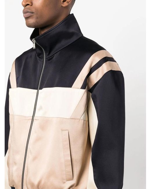 Saint Laurent Multicolor Paneled Track Jacket for men