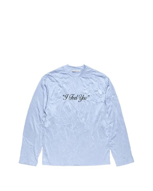 Acne Studios レディース ブルー ロングTシャツ 【公式通販】