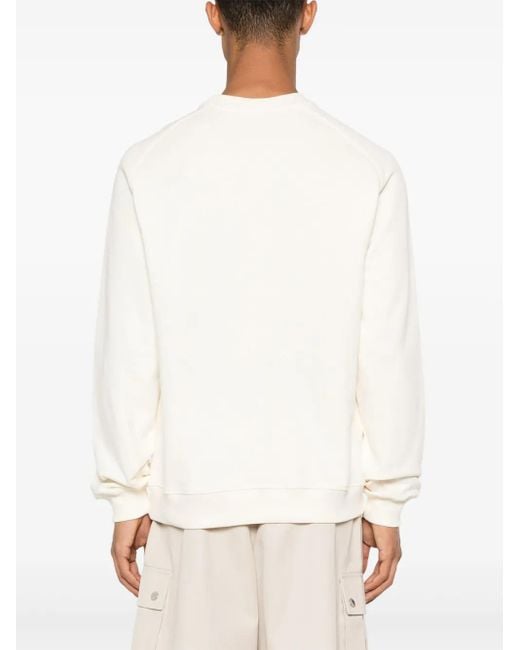MSGM Sweater Met Logoprint in het White voor heren
