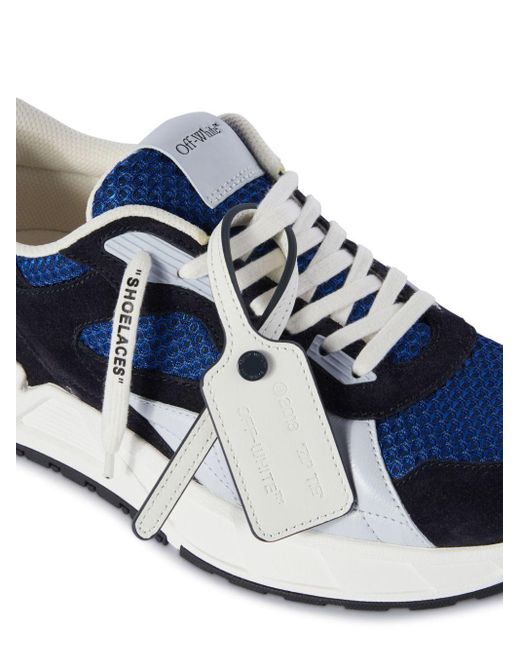 Off-White c/o Virgil Abloh Kick Off Sneakers Met Vlakken in het Blue voor heren