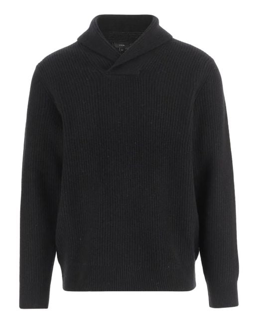 Vince Pullover aus Wollgemisch in Black für Herren