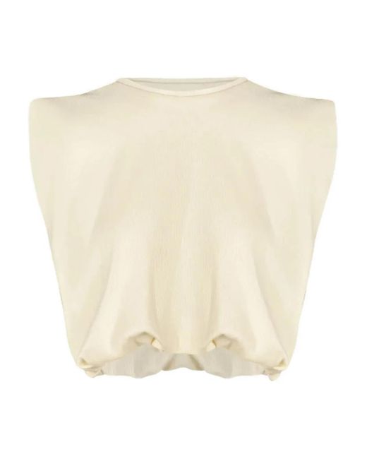 Johanna Ortiz Women's Natural Muraya Cropped T-Shirt