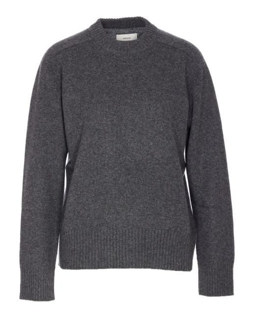 Loulou de Saison Gray Pull En Cachemire À Col Rond