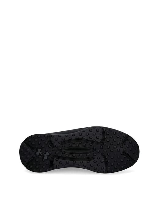 Under Armour Black Round-Toe Sneakers for men