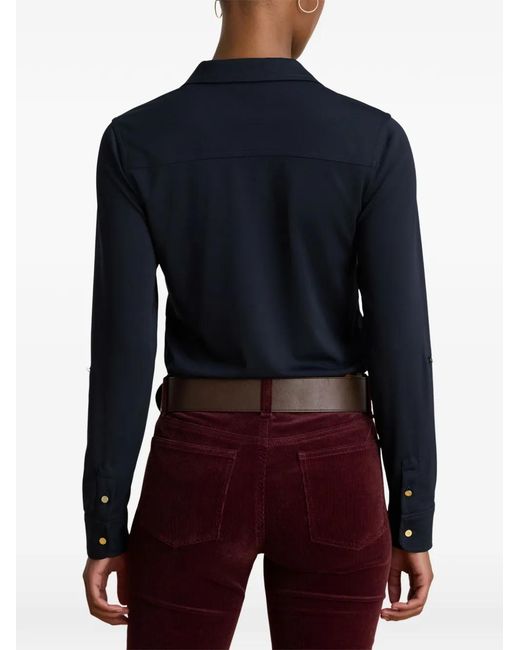 Ralph Lauren Blue Buttoned Pocket Shirt