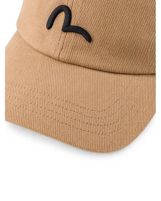 Evisu Natural Seagull Logo-Embroidered Baseball Cap