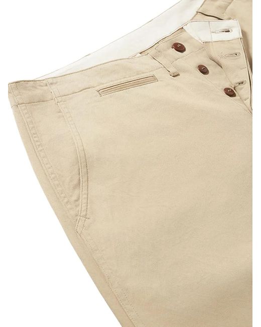 Fortela Natural Welt-Pocket Chino Trousers for men
