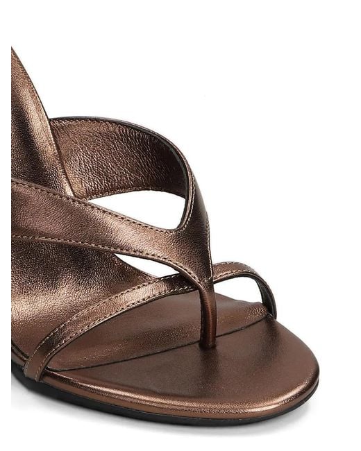 Marc Ellis Brown Tie-Fastening Wedge Sandals