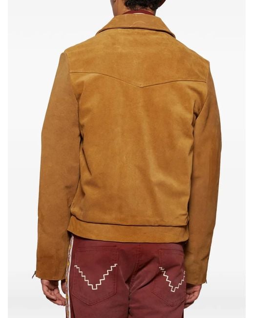 United Rivers Natural Horse-Embroidery Jacket for men