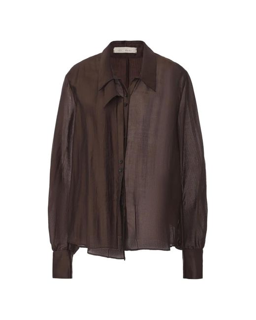 ili node Brown Zephyr Sheer Jacket