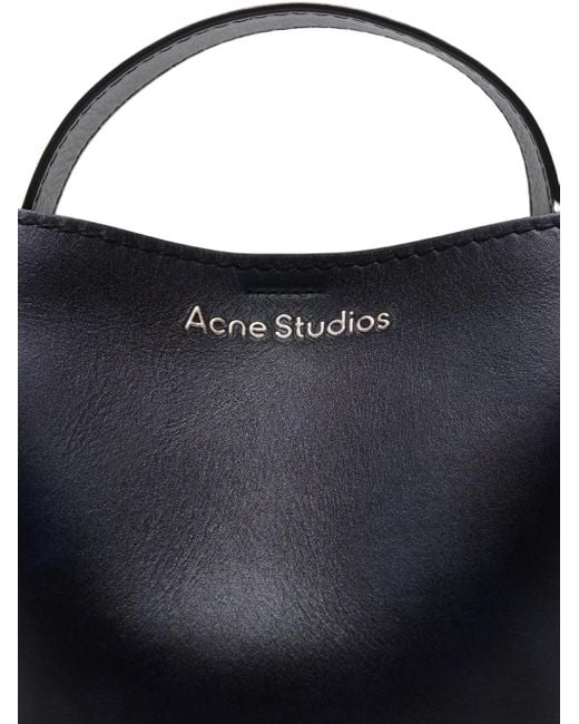 Bolso shopper Musubi mini Acne de color Blue