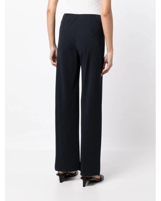 Vince Blue Elasticated High-Waisted Trousers