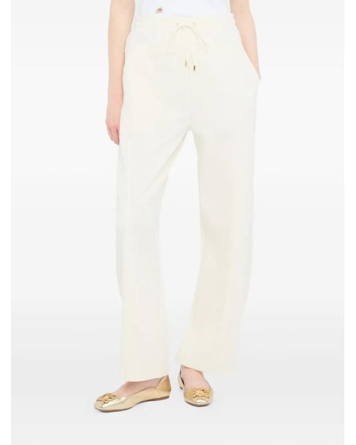 Pantalon À Lien De Resserrage Liu Jo en coloris White
