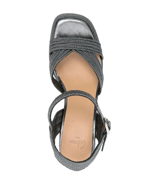 Castaner Valle 100Mm Metallic Sandals