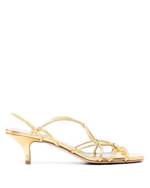 MARIA LUCA Natural Iside 60mm Sandals