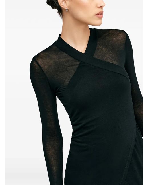 MARCELLA Black Morgan Long-Sleeve Top