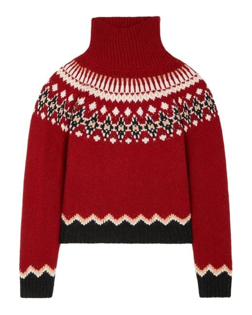 Alanui Red Turtlenecks