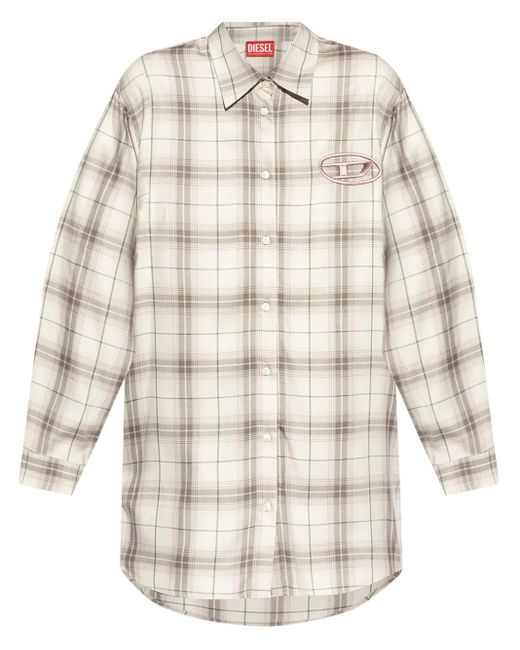 DIESEL Natural D-Dalis-Q1 Shirt Dress