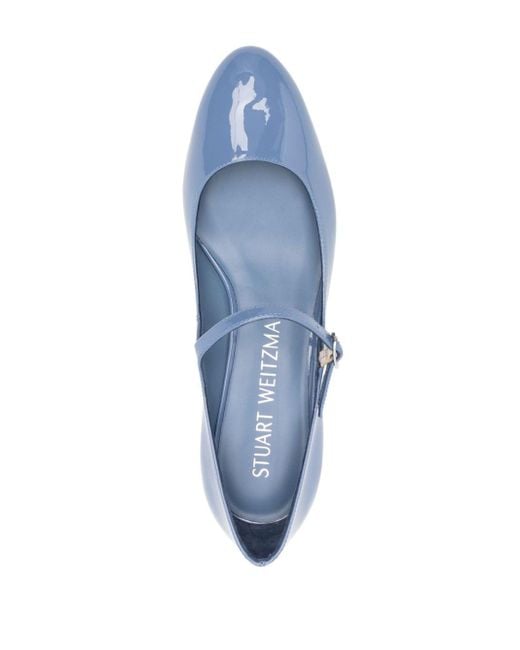 Zapatos Vivienne con tacón de 35 mm Stuart Weitzman de color Blue