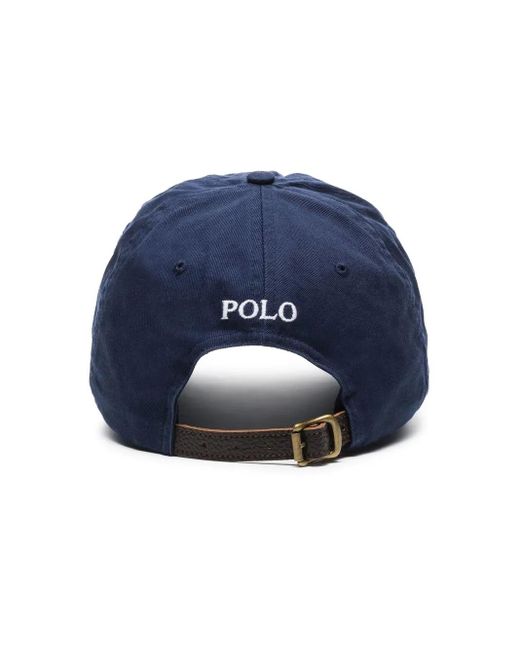 Polo Ralph Lauren Blue Big Pony Chino Cap for men